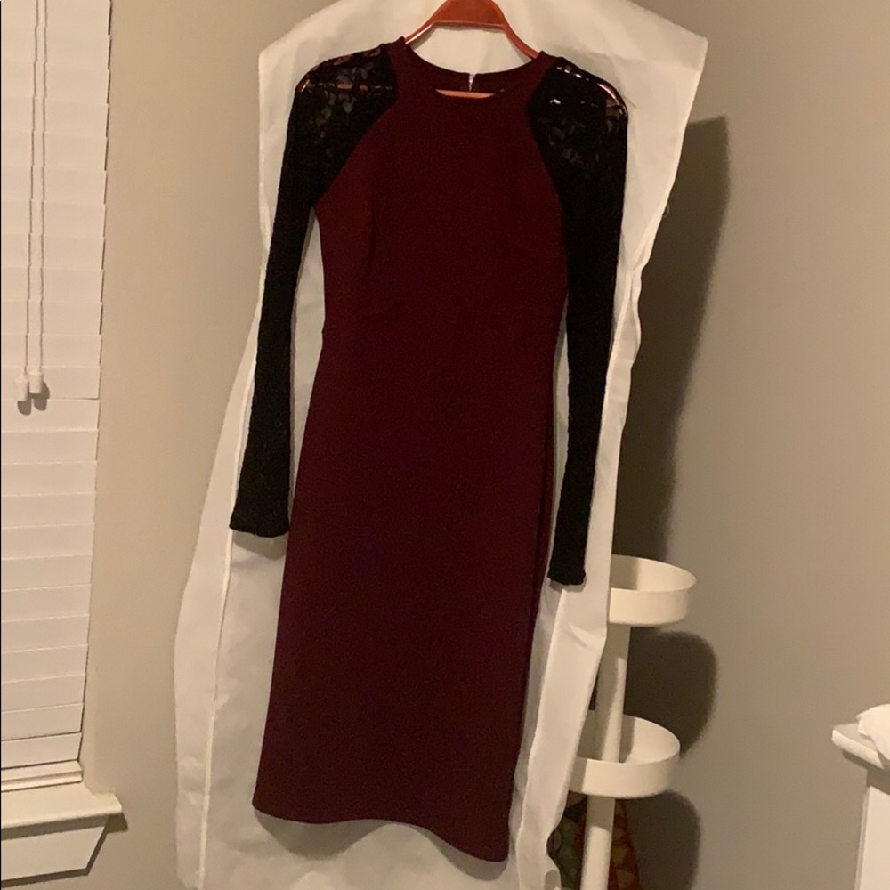 Burgundy Dress